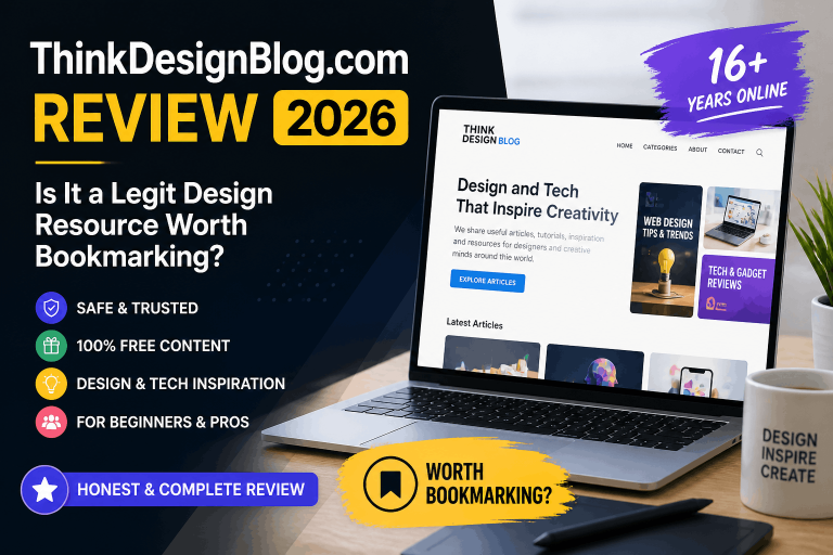 ThinkDesignBlog.com Review 2026 Is It a Legit Design Resource Worth Bookmarking? A Complete, Honest Review for 2026