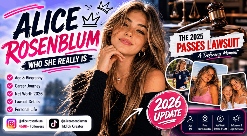 Alice Rosenblum Social Media Presence in 2026