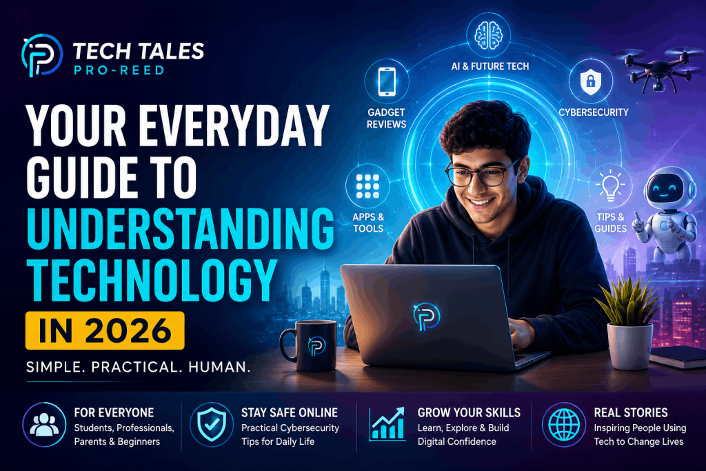 Tech Tales Pro-Reed 2026 Simple Tech Guides, AI Trends & Digital Skills