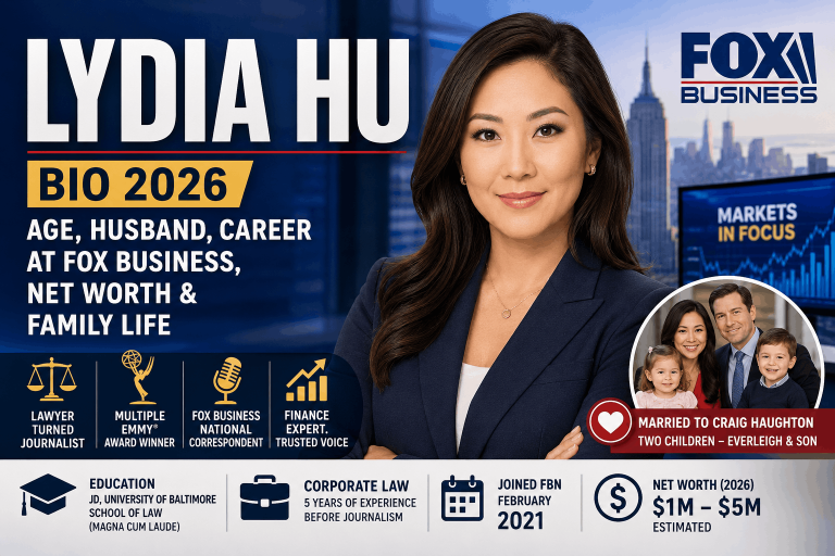 Lydia Hu Bio: Age, Husband Craig Haughton, Career at Fox Business, Net Worth & Family Life (2026)